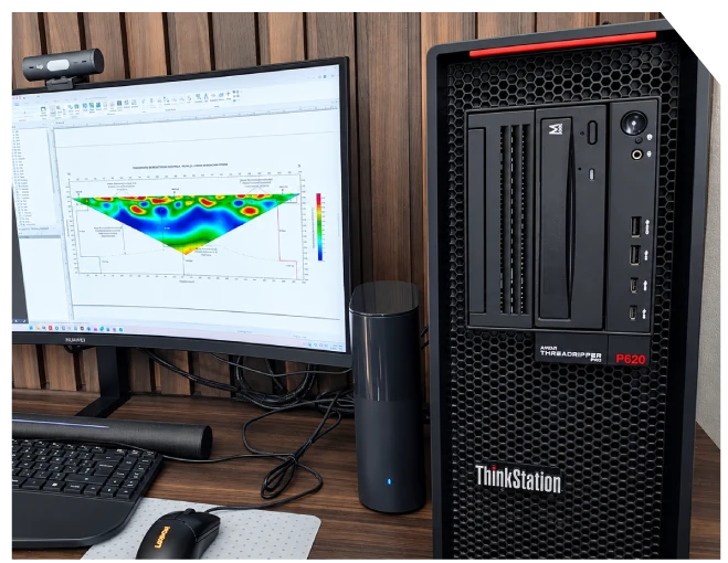 Workstation AMD Threadripper PRO de 256 Gb RAM para procesamiento de datos rápido e ininterrumpido.